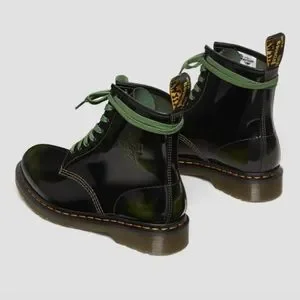 1460 THE CLASH（ARMY GREEN ARCADIA） 1460 The Clash Green Arcadia 8 Eye Boot — Downes